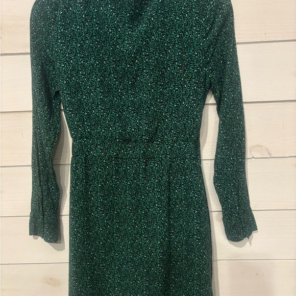 Sanctuary Emerald Green Sheath Dress V-Neck Long Sleeve - Picture 6 of 12